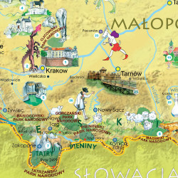 Mapa Polski Młodego Odkrywcy. Puzzle edukacyjne.